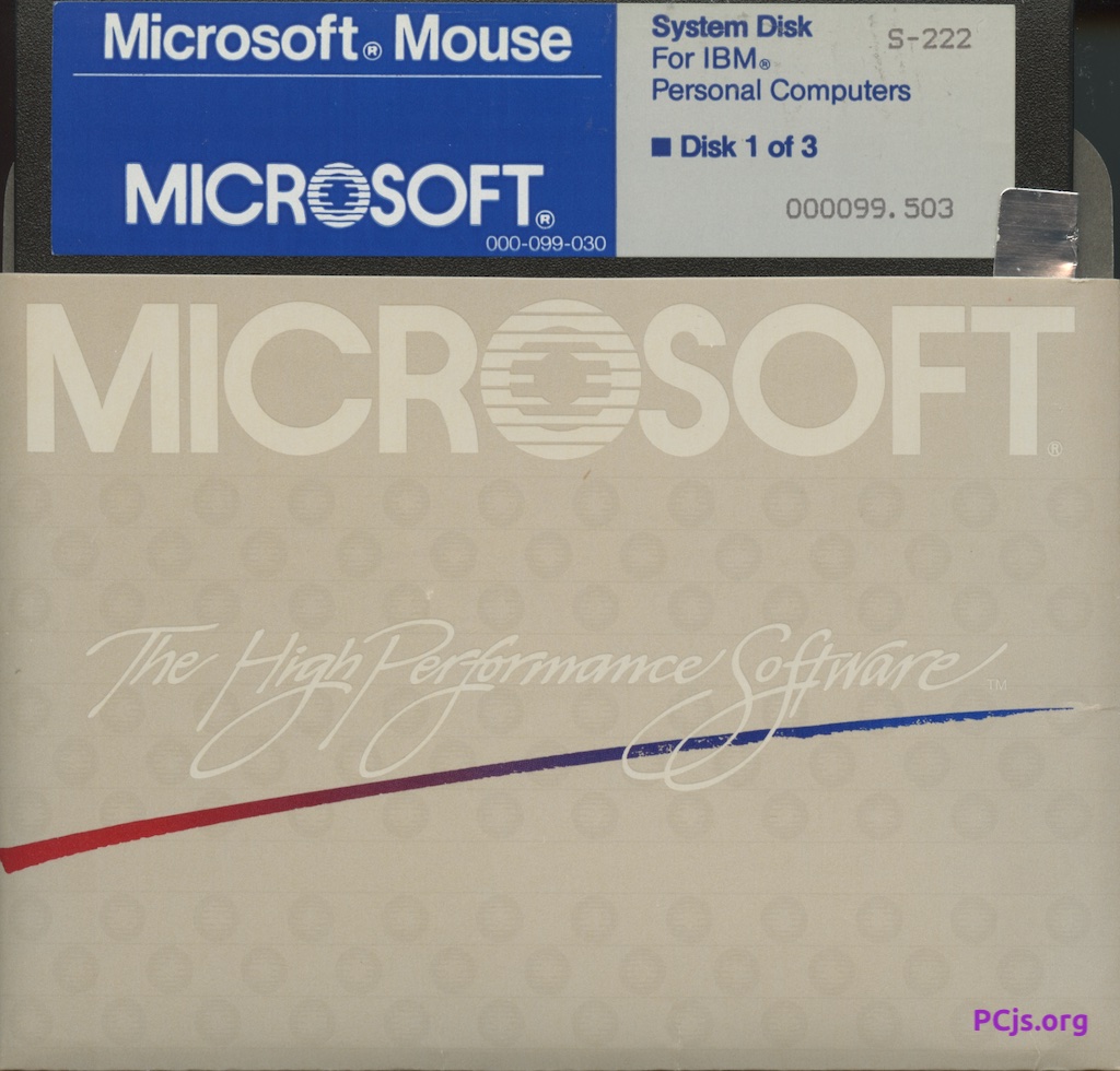 MS Mouse 5.03 (Disk 1 Revised)