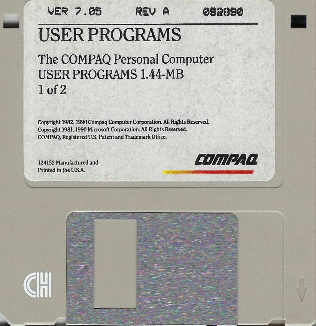 SystemPro User Programs 7.05 (Disk 1)