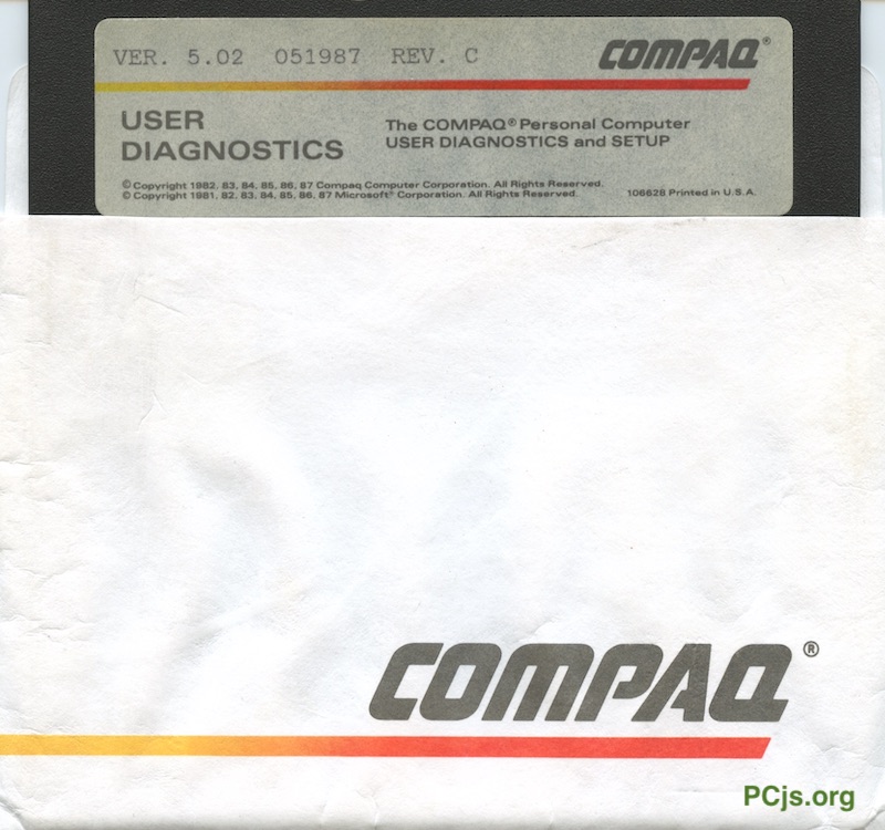 COMPAQ Diagnostics 5.02