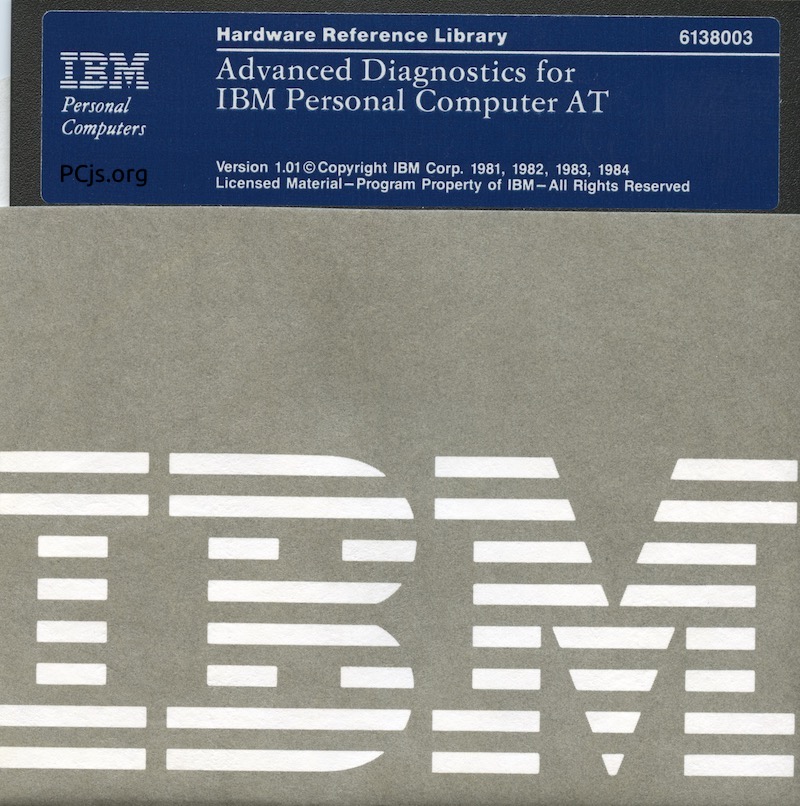 IBM PC AT Diagnostics 1.01 (Adv)