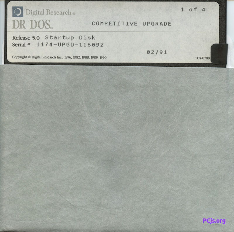 DR DOS 5.00 (1991-02 Disk 1)