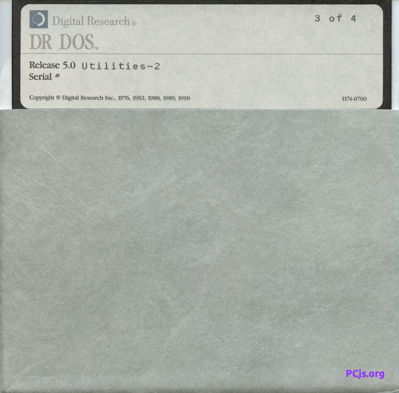 DR DOS 5.00 (1991-02 Disk 3)