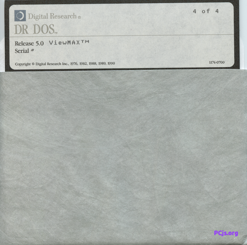DR DOS 5.00 (1991-02 Disk 4)